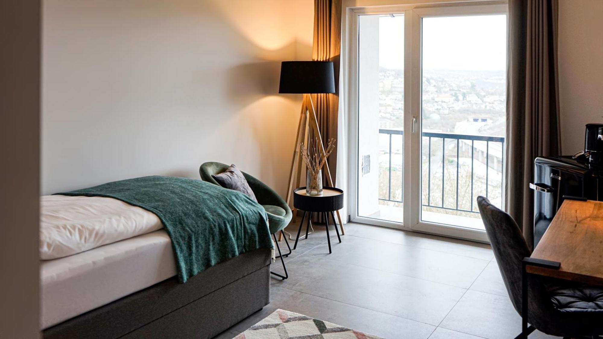 Si-View Einzelzimmer Mit Balkon Zimmer 4 - Hotel Siegen Extérieur photo